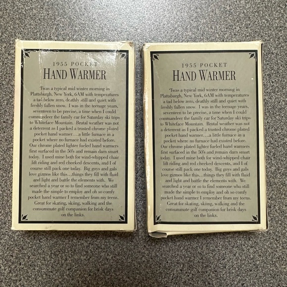 SET OF 2: NWT Restoration Hardware 1955 Pocket Hand Warmer - Picture 8 of 10